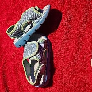 Nike Sunray Adjust 4C Unisex Toddler Sandals Still Blue/Chlorine Blue
